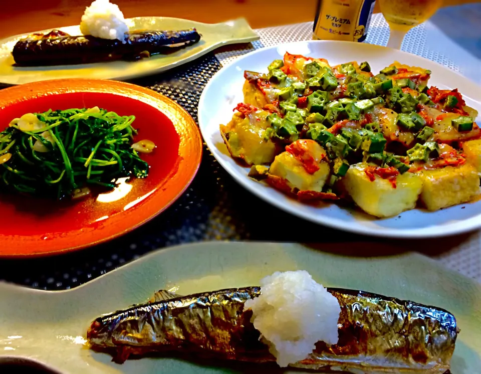 水曜日の晩ご飯🐟|ぷっくりんこ💙さん