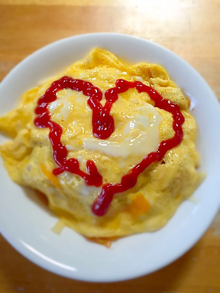 heart omelette rice|Michiyo Iwaharaさん