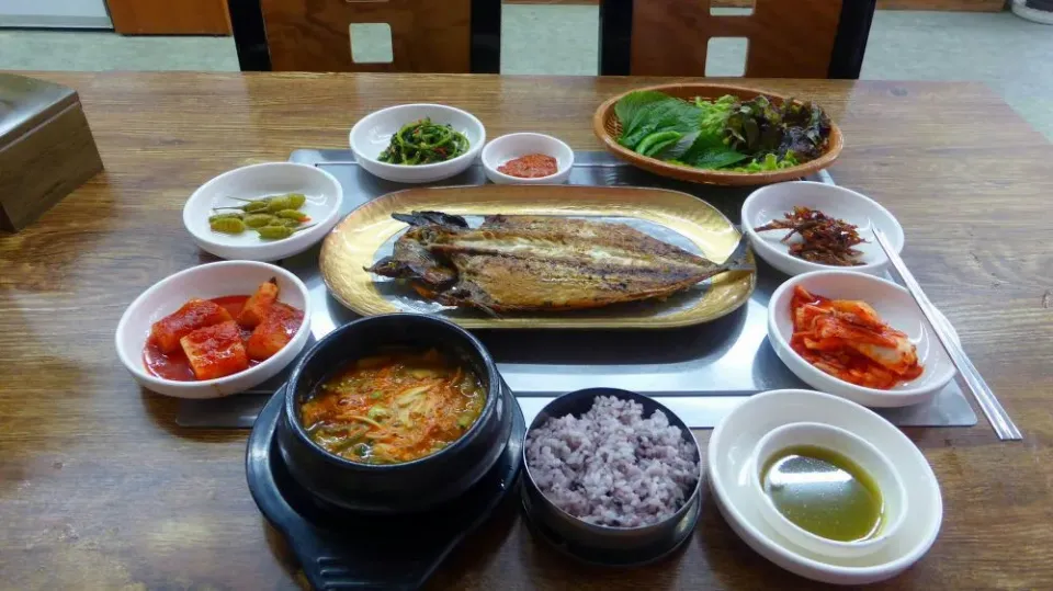 grilled mackerel lunch set|steven z.y.さん