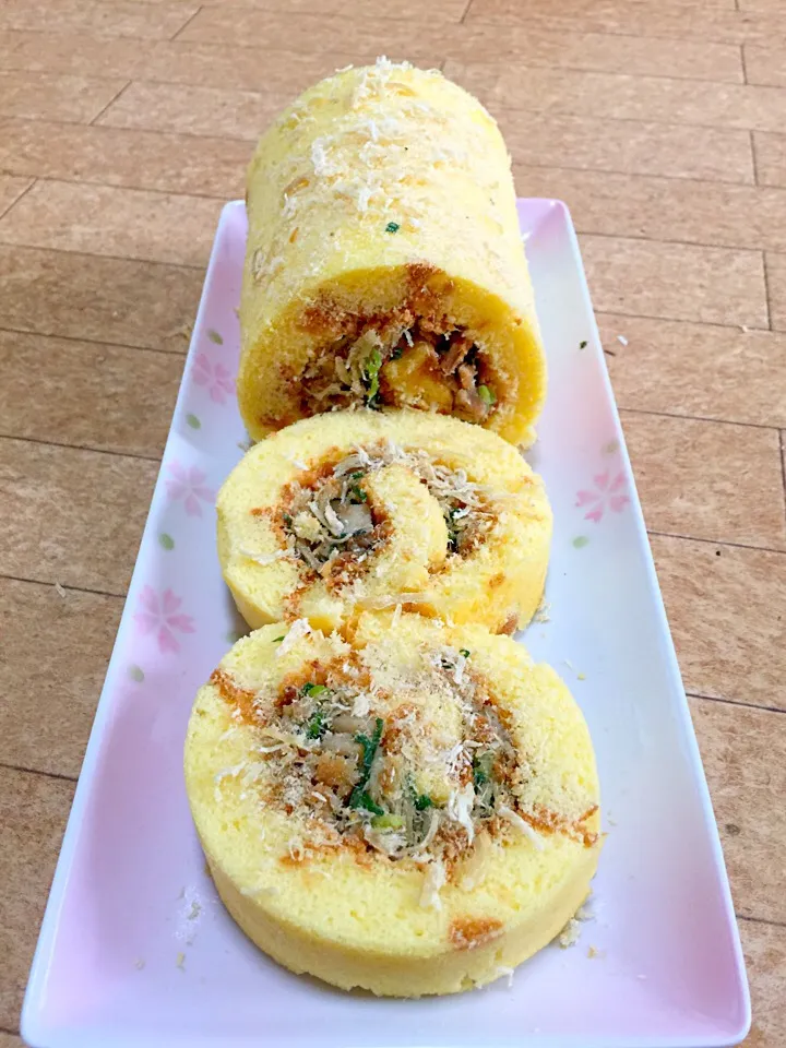 Roll cake ( jambon&chicken)|マイトョアさん