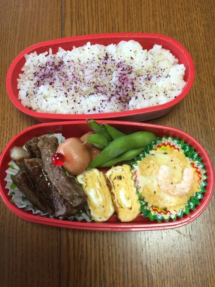 息子💕塾弁当|にゃーあさん