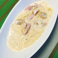 Snapdishの料理写真:Soup carbonara|imelda araiさん