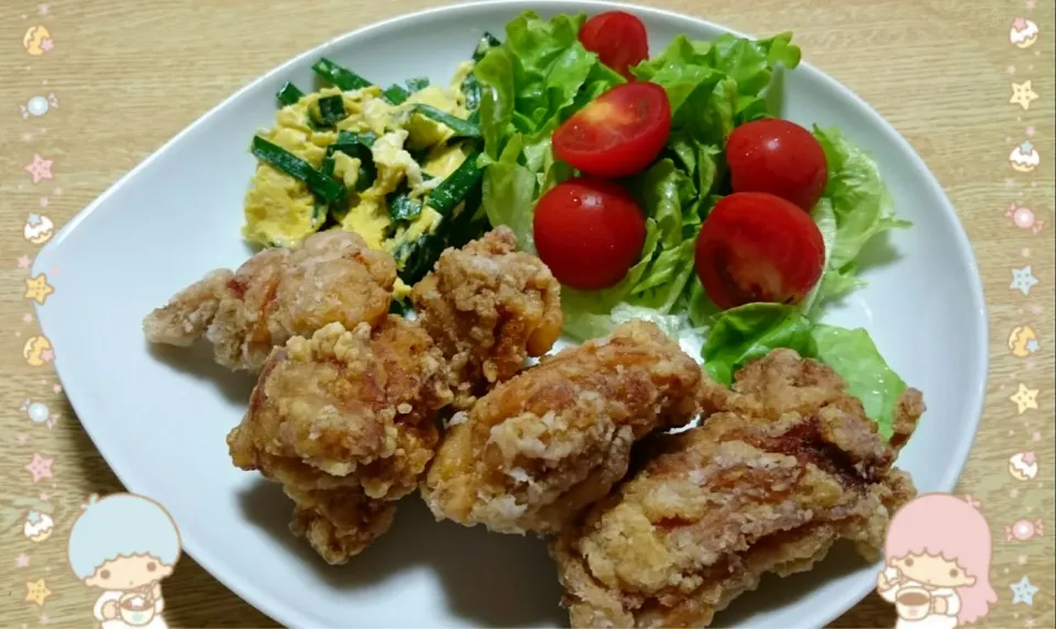 からあげとにら玉|marikoさん