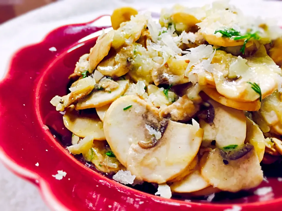 Simple French Mushroom Salad|Downtoearthさん