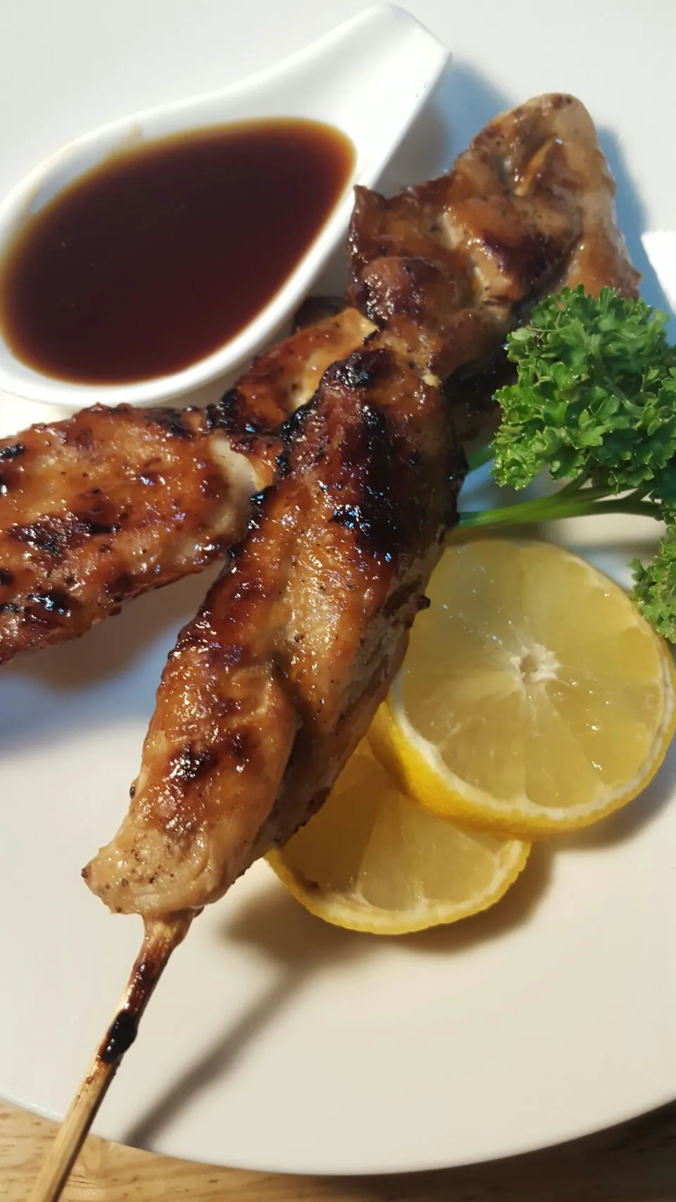 Snapdishの料理写真:Chicken Yakitori with Teriyaki Sauce|Cookeatsimplyさん