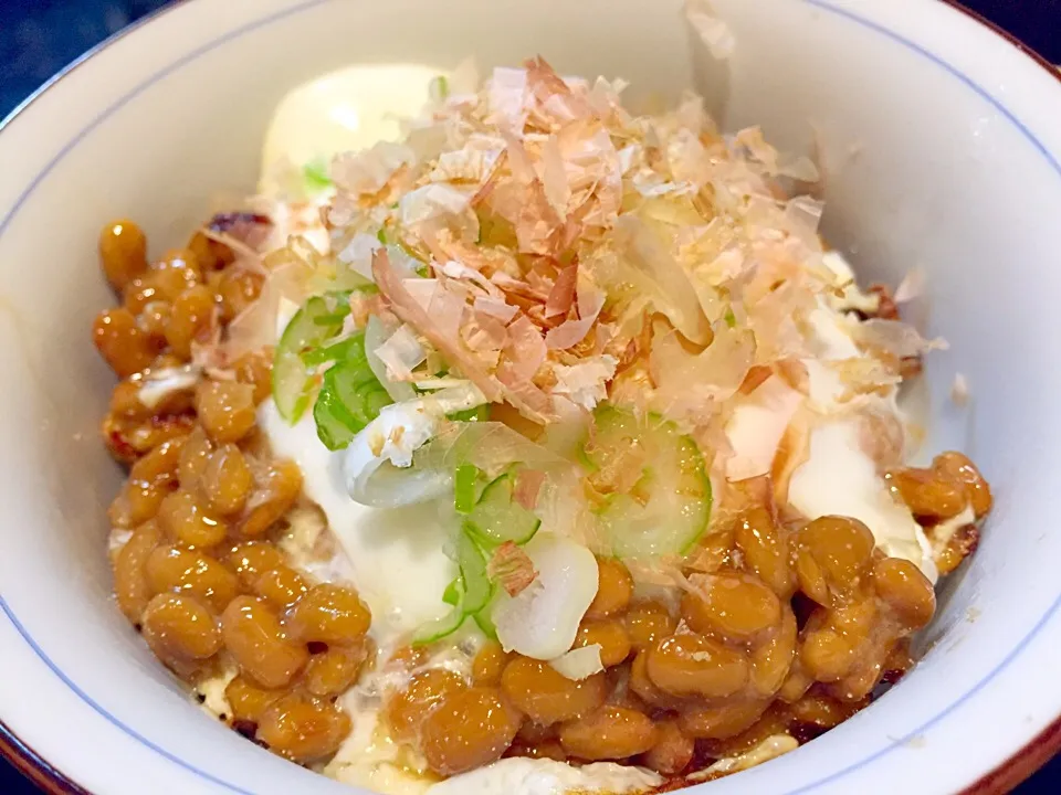 焼き納豆丼！美味い！|Food is lifeさん