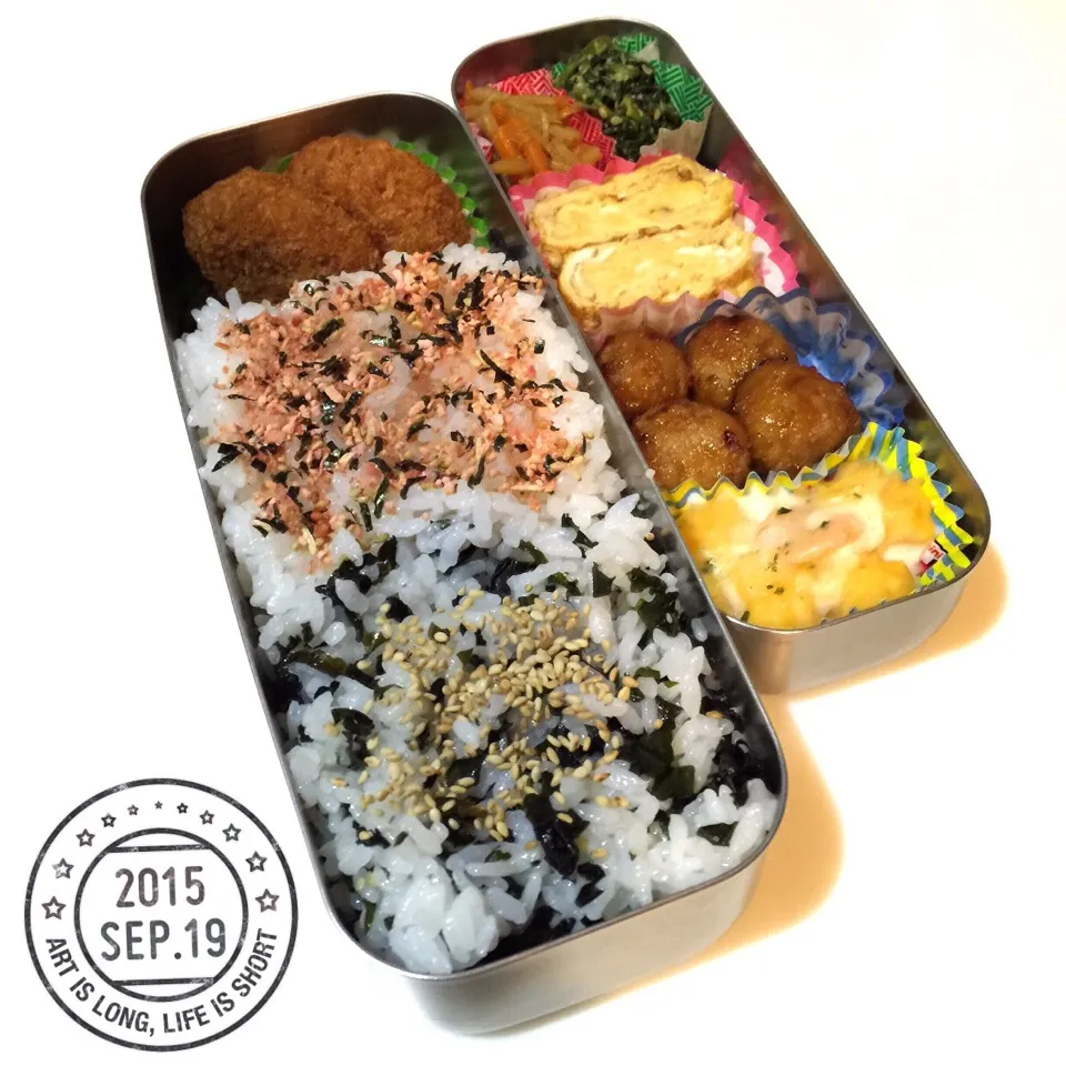 主人のシンプルお弁当❤︎|Makinsさん