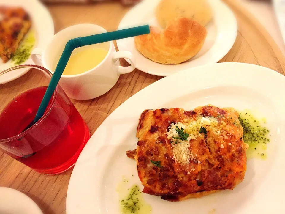 チャノマ 代官山 のほうれん草とミートのラザニア♡|airyⓂ︎さん