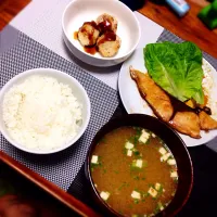 鰤の照り焼き
里芋の甘酢かけ揚げ|あいさん