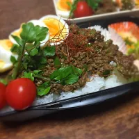 Snapdishの料理写真:curry弁当♡|Mモグさん