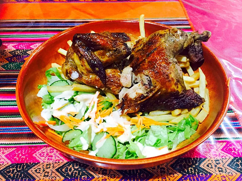 Snapdishの料理写真:Roast Chicken (Peru )|avarnとayakaさん