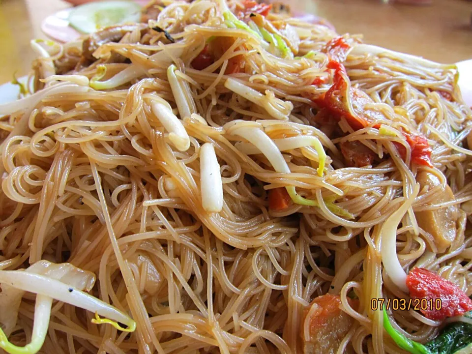 vegetarian vermicelli cooked by my dad|chef baobao from Singaporeさん