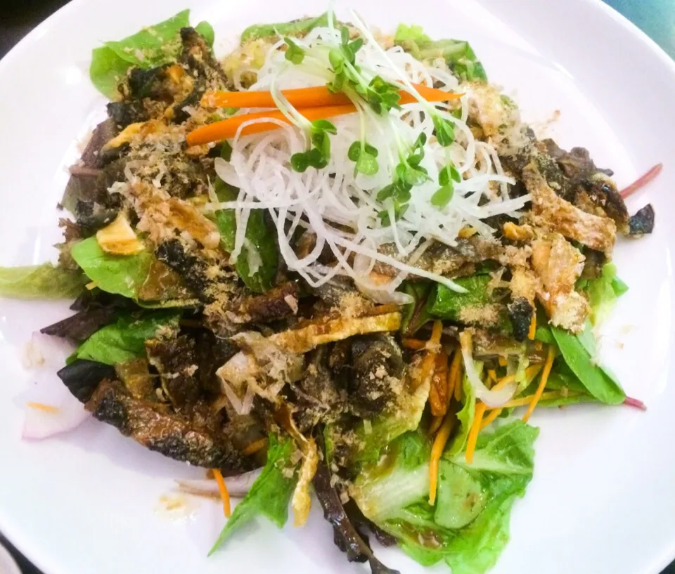 Salmon Skin Salad from Red Eye Fish|sooprcoolchicaさん