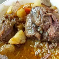 Oxtail stew with brown rice|Bridgette Batesさん