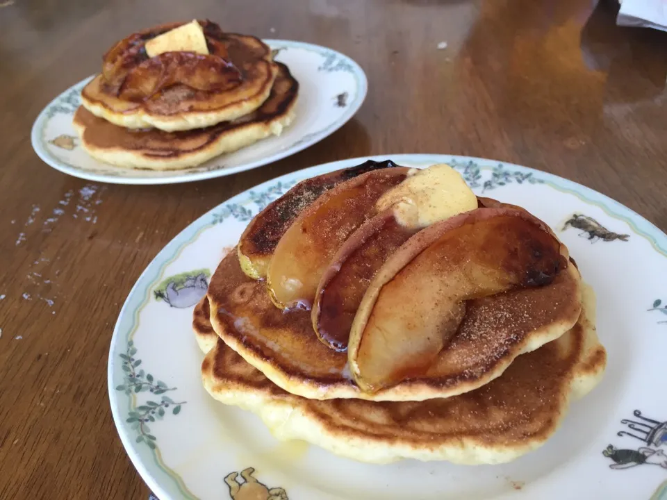 アップルシナモンパンケーキ|さんだーさん