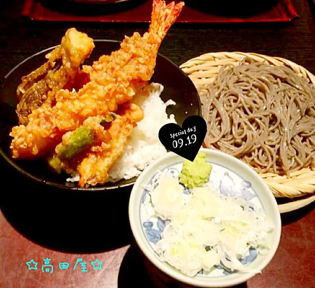 ☆★おでかけランチ★☆高田屋の海老天丼&そばセット♪|さとみさん