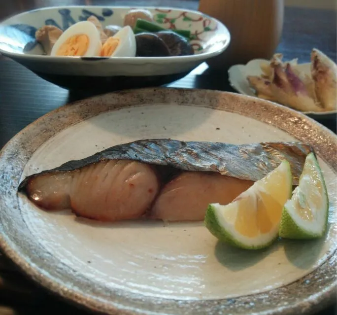 ストレス解消の和定食😍
自家製さわらの塩麹味噌漬け🐟|peachさん