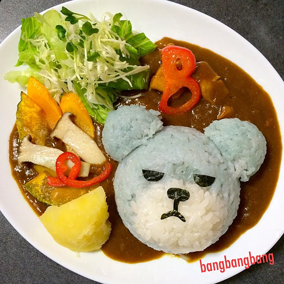 🍛クマカレー🍛|ばん。さん