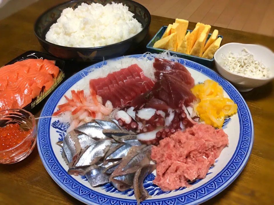 今宵は、手巻き寿司パーティ😋|アライさんさん