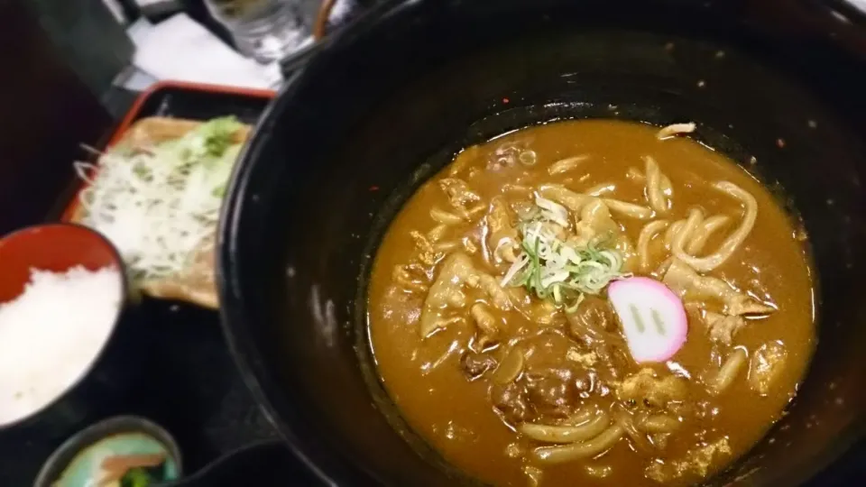 カレーうどん定食(中辛)|ボンゴさん