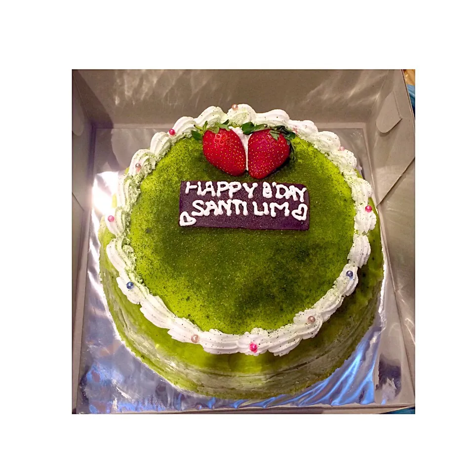 greentea crepes cake|Jasmine.Zhさん