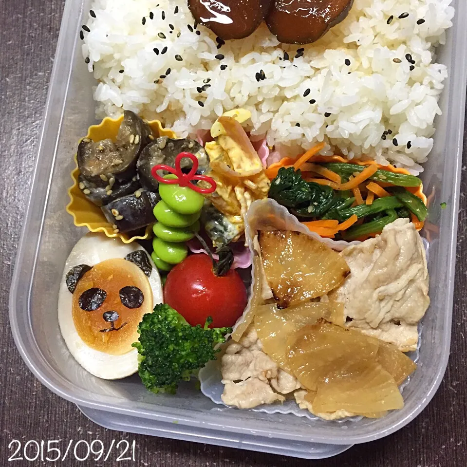 Snapdishの料理写真:09/21お弁当⚘ᗾᐝ|ふくろう女子さん