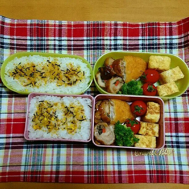 9/21(月)の娘二人弁当🍱|ふみぃさん