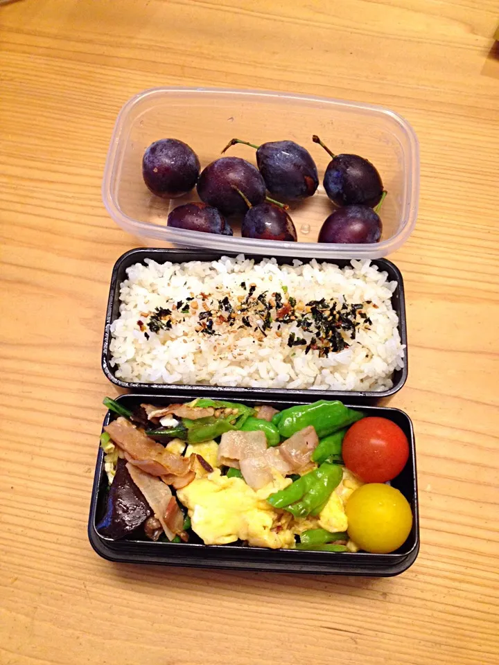 Snapdishの料理写真:本日のお弁当 2015/09/21|西川季宏さん