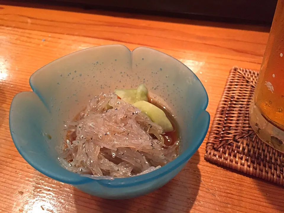 Snapdishの料理写真:お通しはどろめ。|Nao K. Tさん