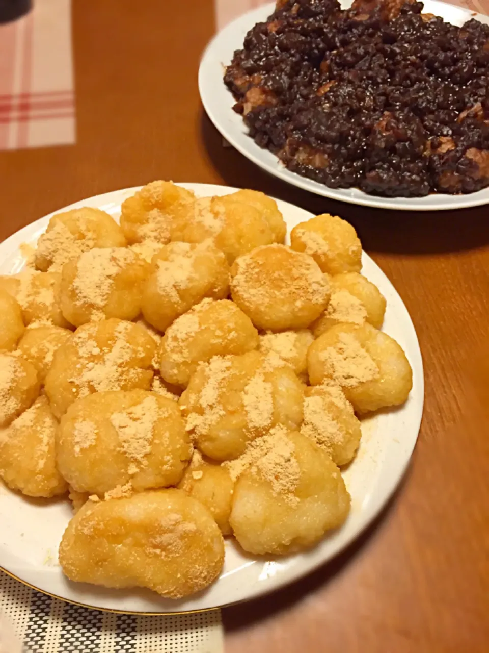 今日の晩御飯  ぼたもち☆|かえでぃんさん