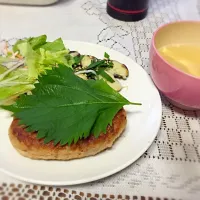 Snapdishの料理写真:豆腐ハンバーグ♡♡|ジャニヲタによる彼ごはん♥。さん