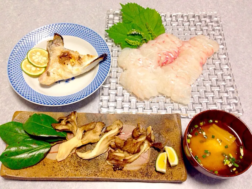 海の幸と山の幸の晩ご飯|Orie Uekiさん