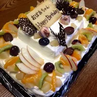 手作りBIGバースデーケーキ🎂