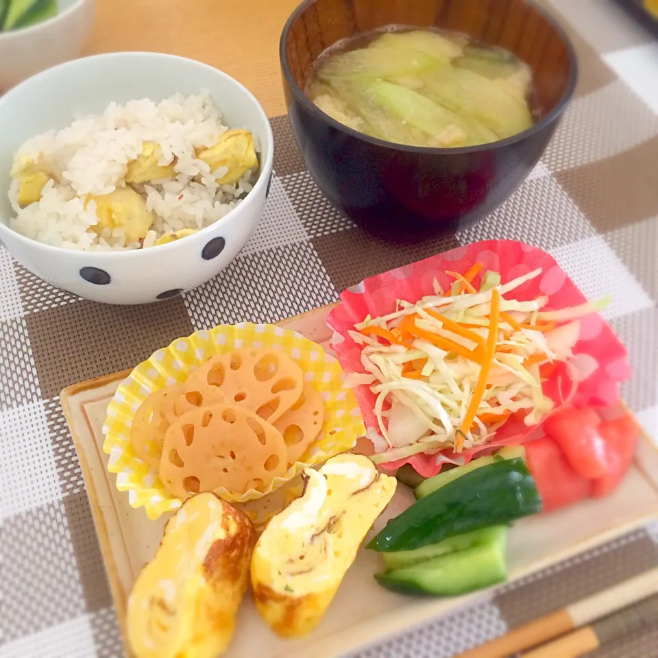 栗ご飯|ポンポコたまこさん