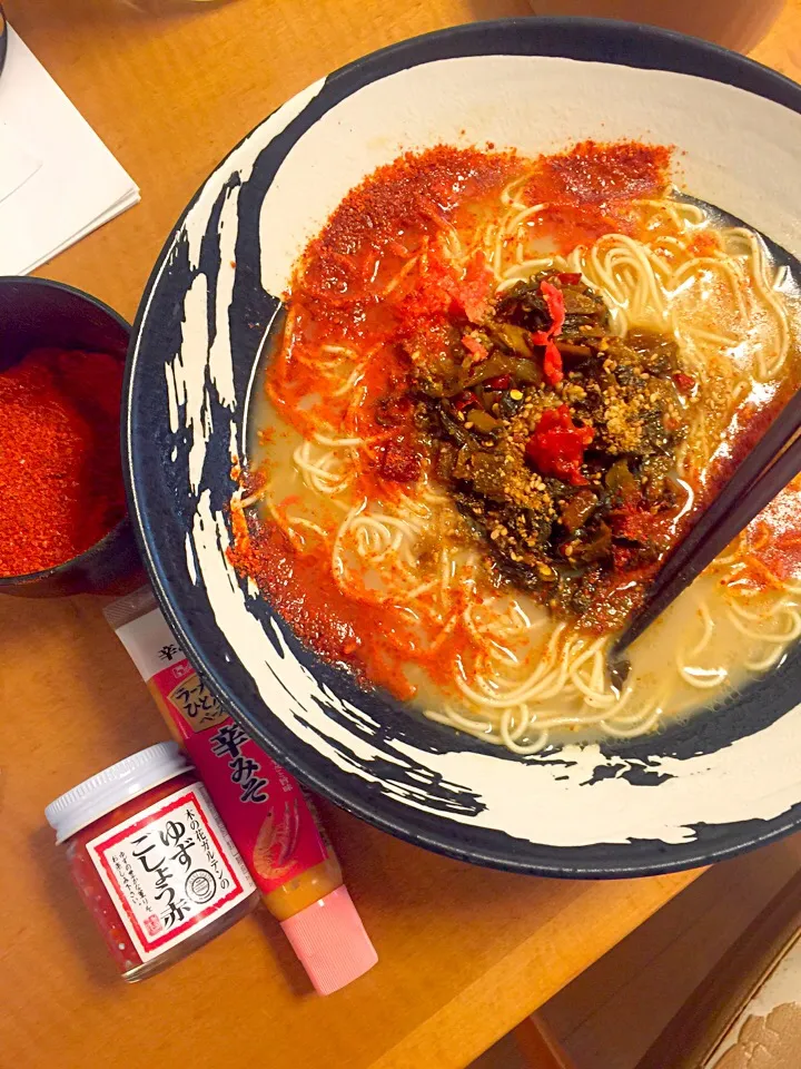 大砲ラーメン 激辛アレンジバージョン|中華蕎麦 銀時さん