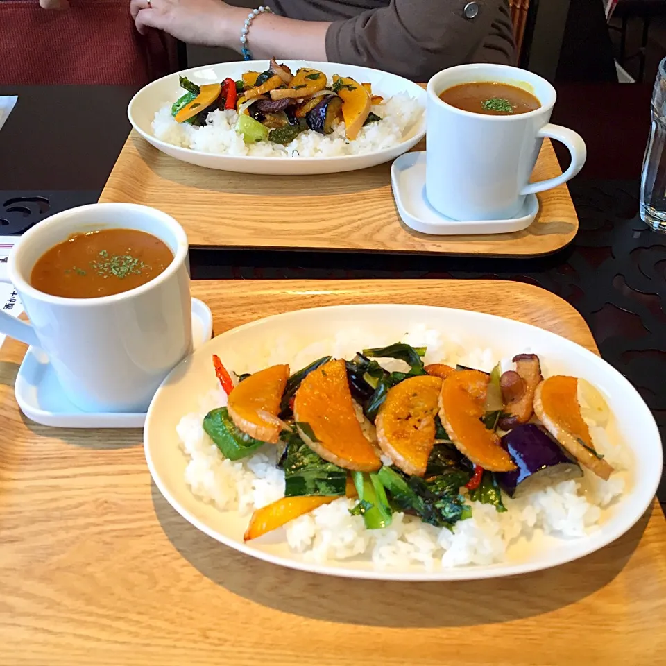 酒かす入り季節の京野菜カレー(^O^)／|すかラインさん