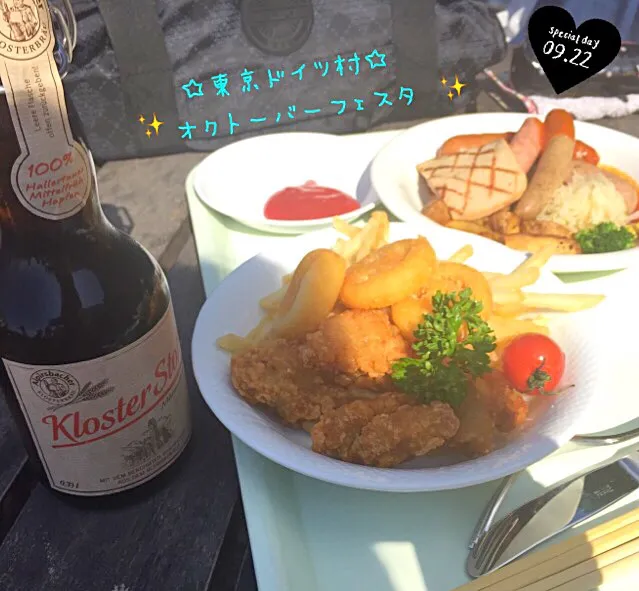 ☆★遠出ランチ★☆ドイツビール&ソーセージ盛り合わせ♪@東京ドイツ村|さとみさん