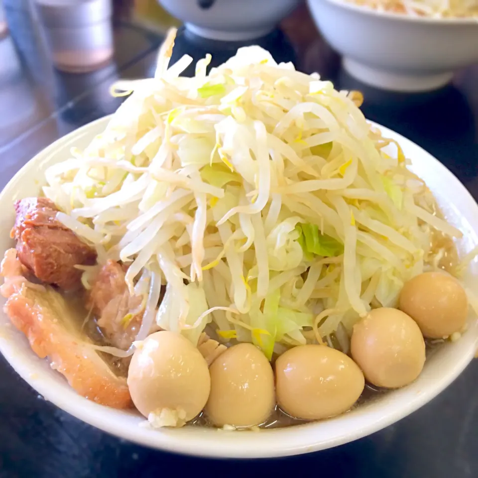 二郎 守谷店 小ラーメンニンニクヤサイ|nanpuuさん