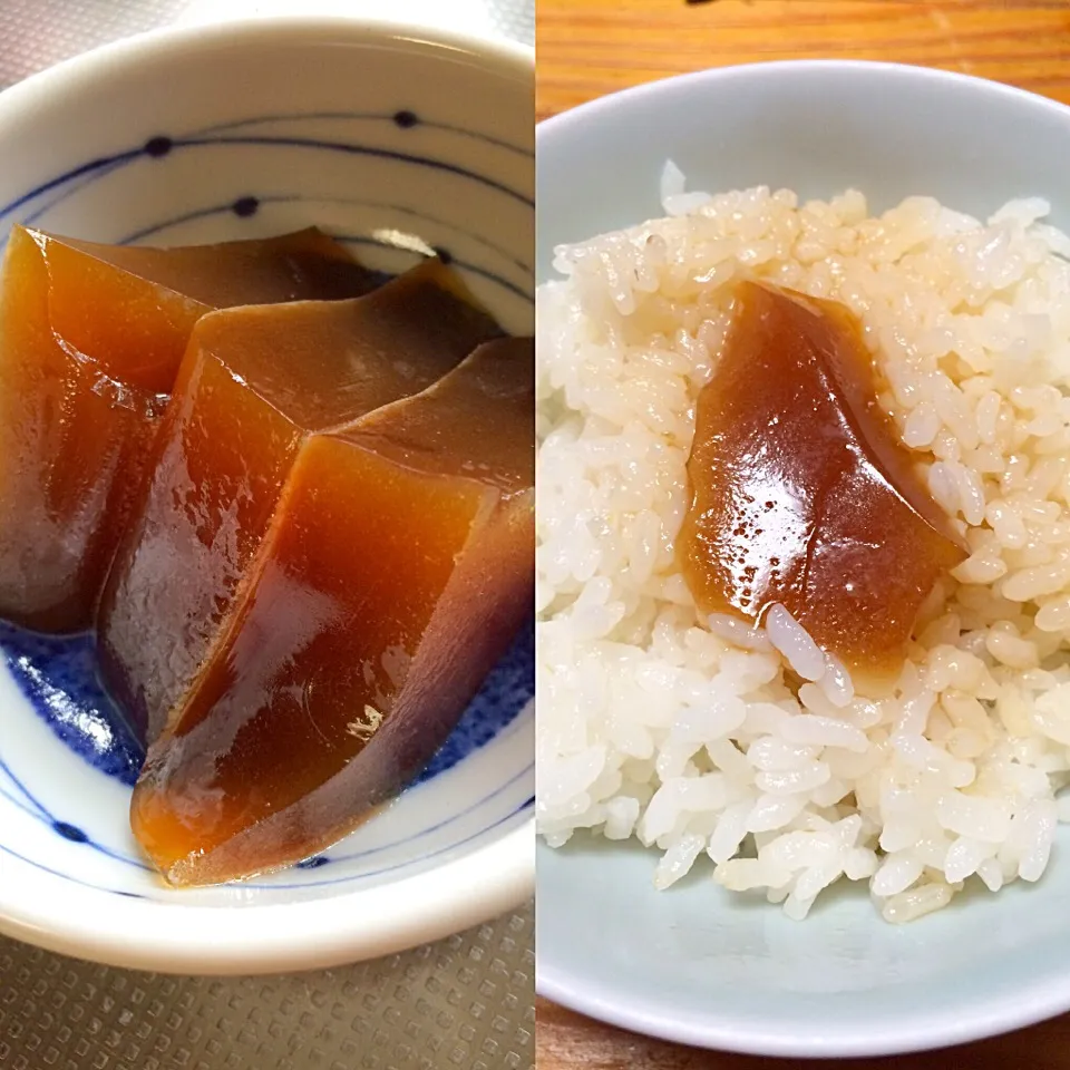 鯛のアラ煮後の煮凝り❤️あったかごはんでじんわり溶けて|misakoさん