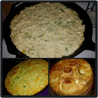 Upside down Sweet Vidalia onion cornbread|chawanda edwardsさん