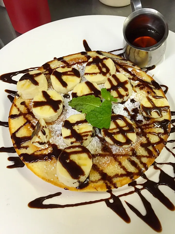 Choc banana pancakes|Michael Kohlさん