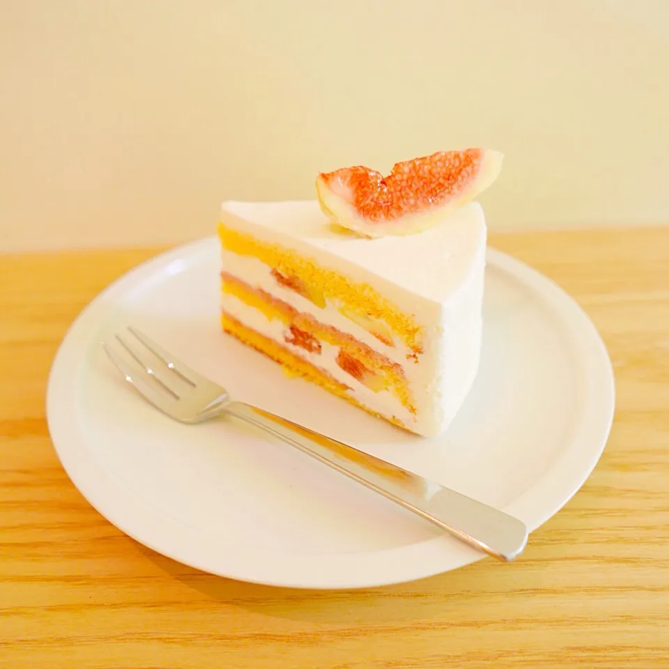 いちじくのショートケーキ|ハギーさん