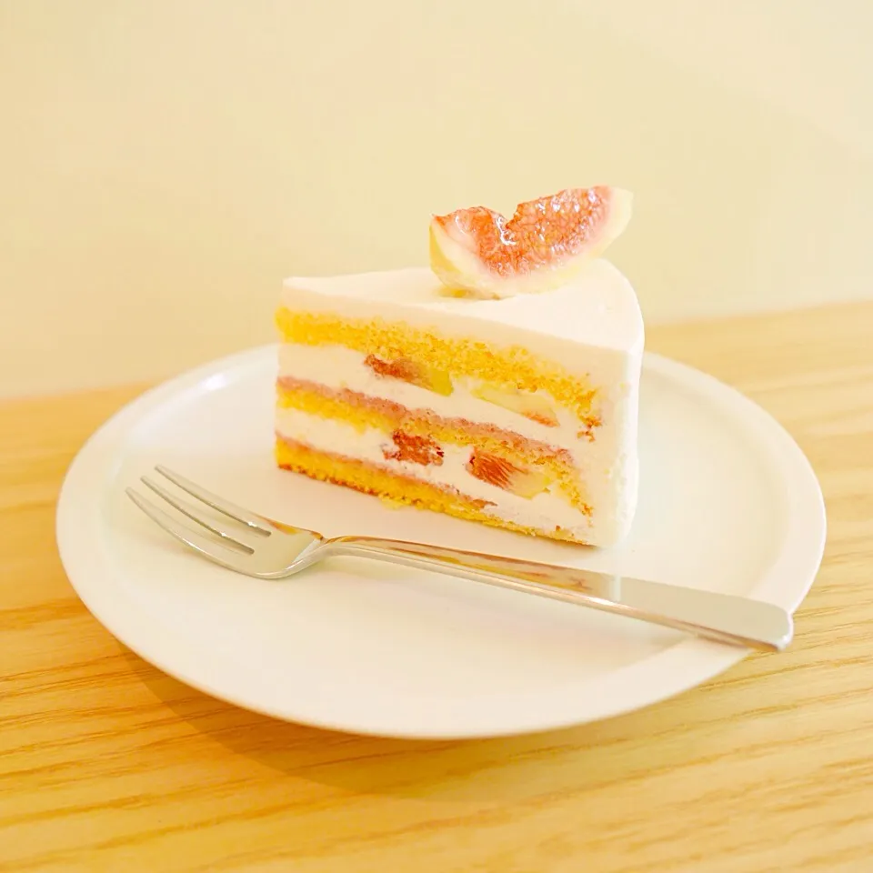 いちじくのショートケーキ|ハギーさん