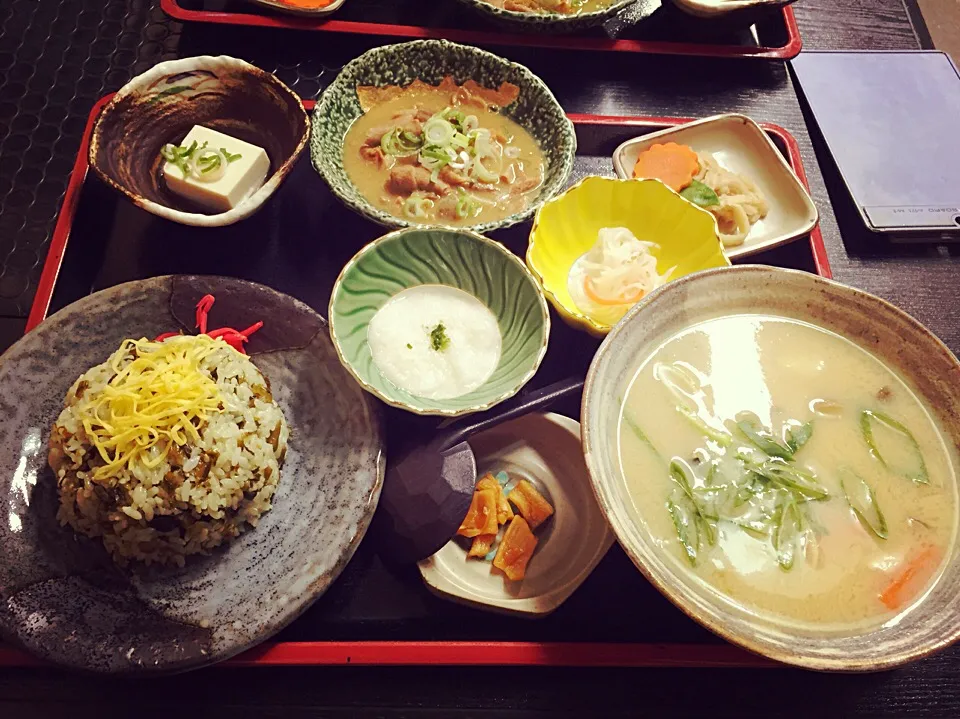 だご汁&高菜めし定食|gtuさん