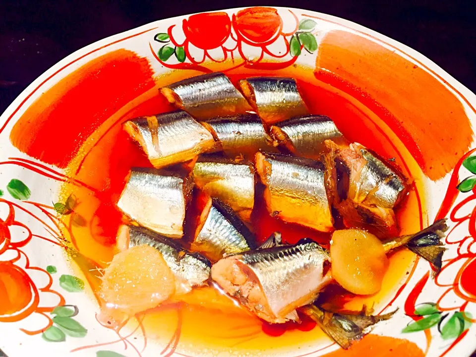 Snapdishの料理写真:新物🌟秋刀魚の生姜煮サッパリと炊きました〜(^O^)／|和ははさん