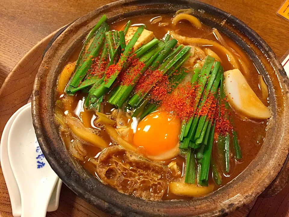 Snapdishの料理写真:Miso nikomi udon, topping chives &  tofu|yeni kartikasariさん