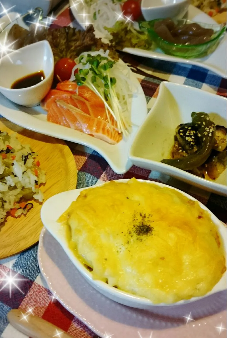 Snapdishの料理写真:晩ごはん🎵|Naoさん