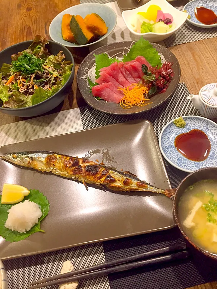 連休最後は、やっぱり和食な晩ご飯😊🐟🍚|まみりんごさん