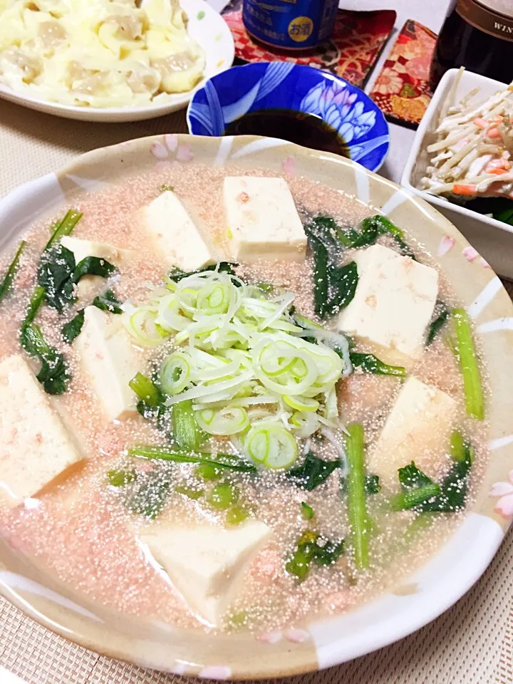 Snapdishの料理写真:みったんさんの料理 豆腐のたらこ煮|ほっけまんさん