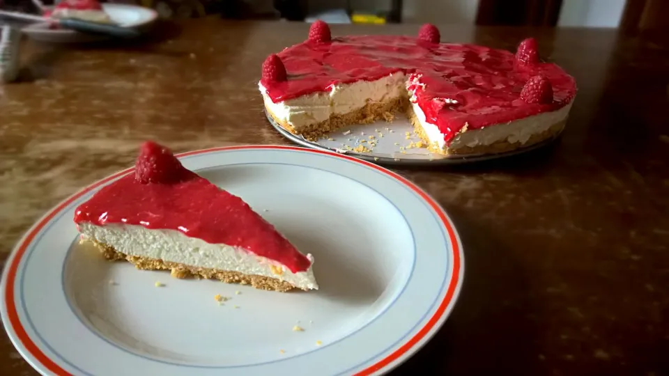 #Cheesecake #Lamponi #Cake/Pie  #Dolci #Dessert|Agostina Calabreseさん